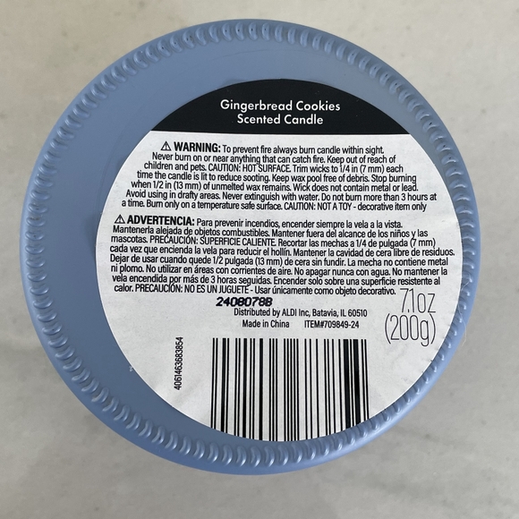 Gingerbread Cookie • Scented candle with snowball Jar - Picture 13 of 13